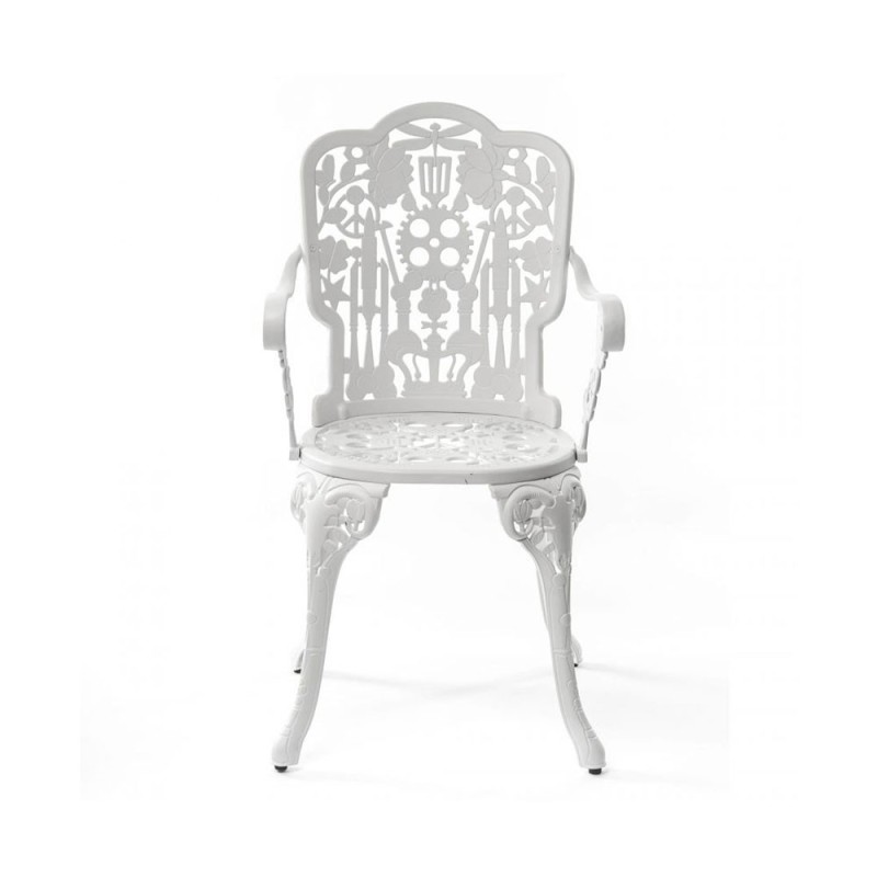 Industry Collection Aluminium Armchair White – Sedia da Esterno Iconica di Seletti