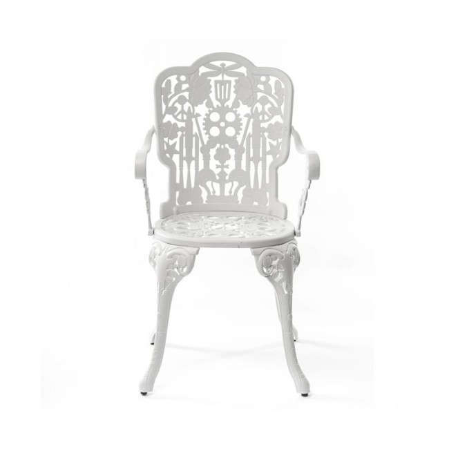 Industry Collection Aluminium Armchair White – Sedia da Esterno Iconica di Seletti