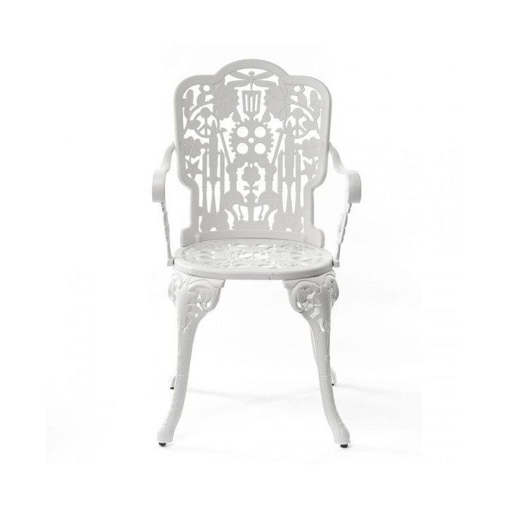 Seletti Poltroncina Industry Collection alluminio bianco