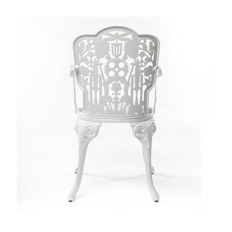 Industry Collection Aluminium Armchair White –...