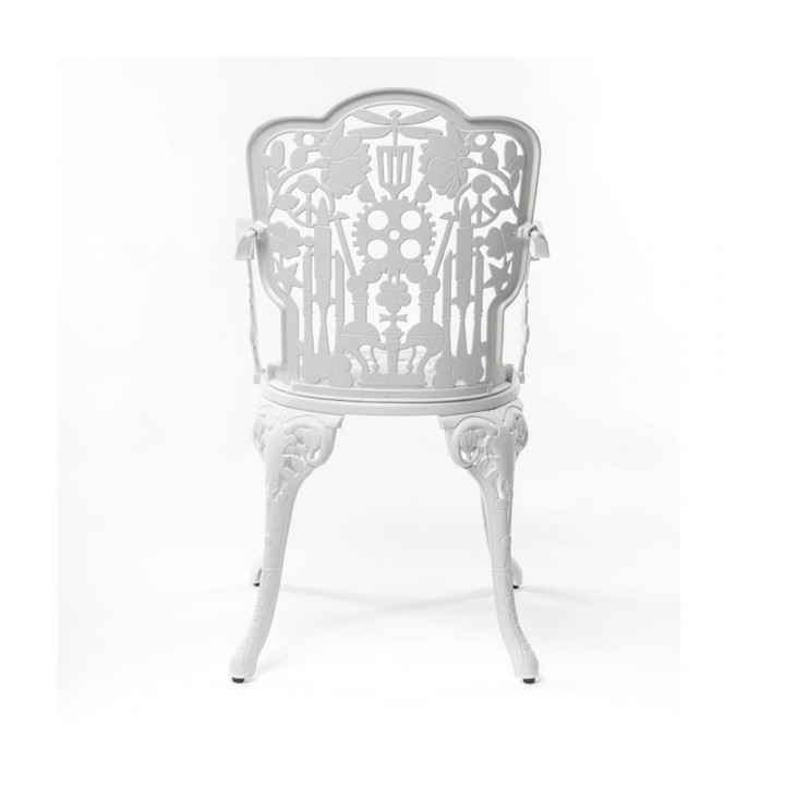 Seletti Poltroncina Industry Collection alluminio bianco