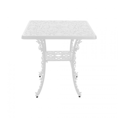 Industry Collection Aluminium Square Table White – Seletti