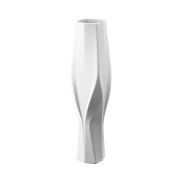 Rosenthal Vaso Weave bianco in porcellana 45 cm