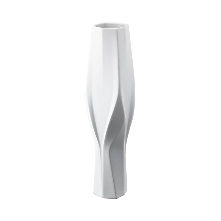 Rosenthal Vaso Weave bianco in porcellana 45 cm