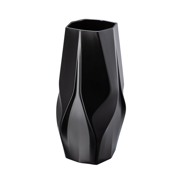 Rosenthal Vaso Weave nero in porcellana 35 cm