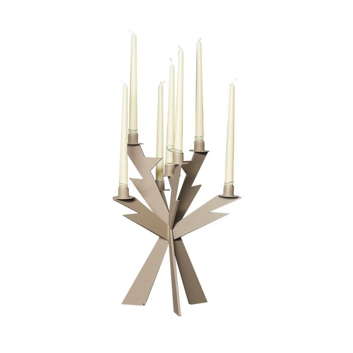 Arti e Mestieri Candelabro Zeus beige 7 braccia