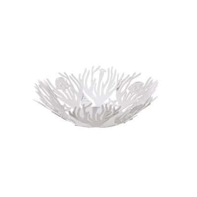 Centrotavola Nettuno Piccolo Bianco – Arti e Mestieri