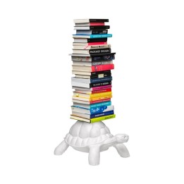 Qeeboo Libreria Turtle Carry bianca