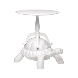 Qeeboo Tavolino Turtle Carry bianco