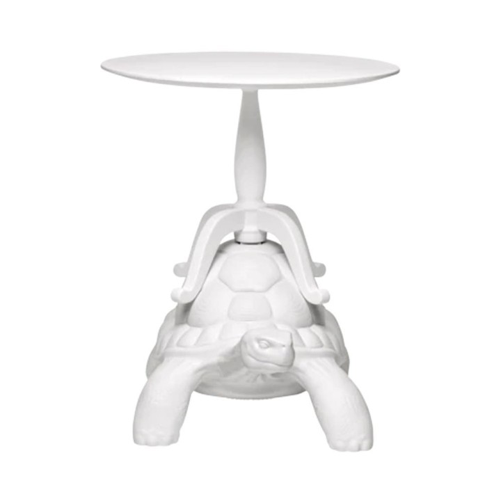 Qeeboo Tavolino Turtle Carry bianco