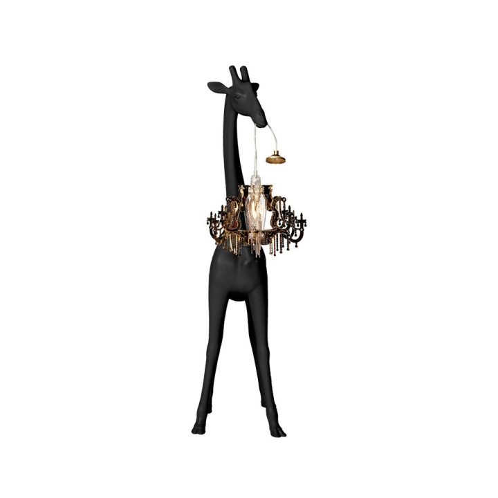 Qeeboo Giraffe in Love XS nera alta 100 cm