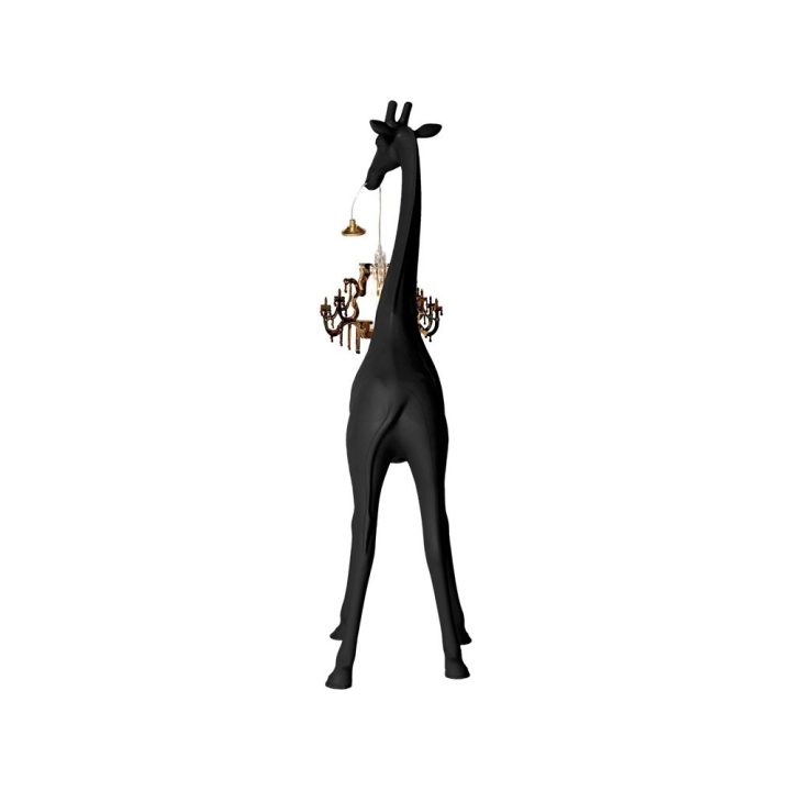 Qeeboo Giraffe in Love XS nera alta 100 cm