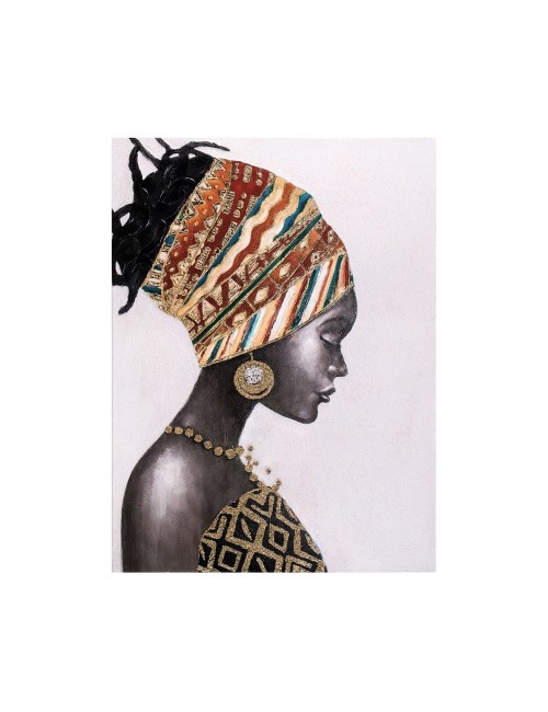 Quadro Ebano di Agave – Ritratto Moderno Dipinto a Mano su Tela