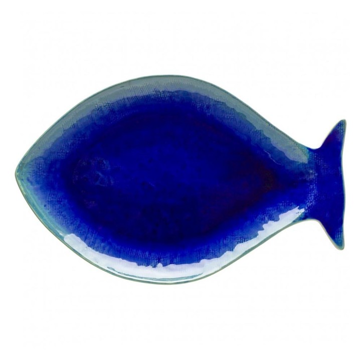 Casafina Piatto pesce Dourada Dori Blue lungo 43 cm