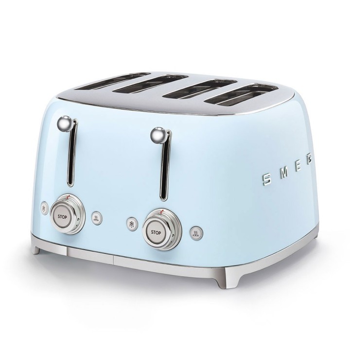 Smeg Tostapane 50's Style 4 fette azzurro