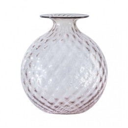 Venini Monofiori Balloton rosa cipria alto 16,5 cm
