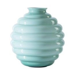 Venini Vaso Deco verde rio alto 29 cm
