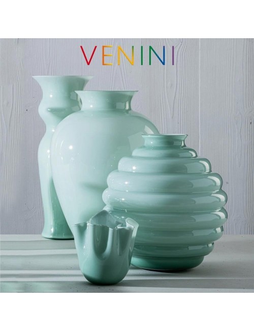 Vaso Odalische Venini in Vetro Verde Rio –...