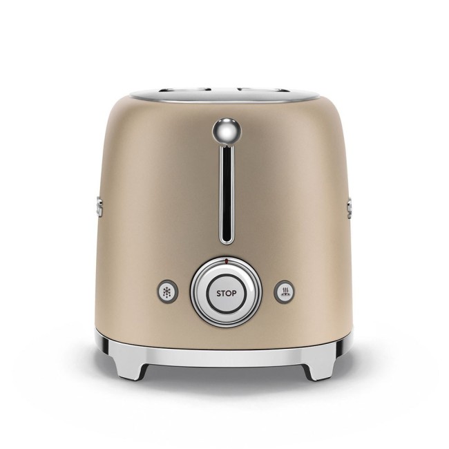 SMEG TOSTAPANE 2FT CHAMPAGNE MATTO