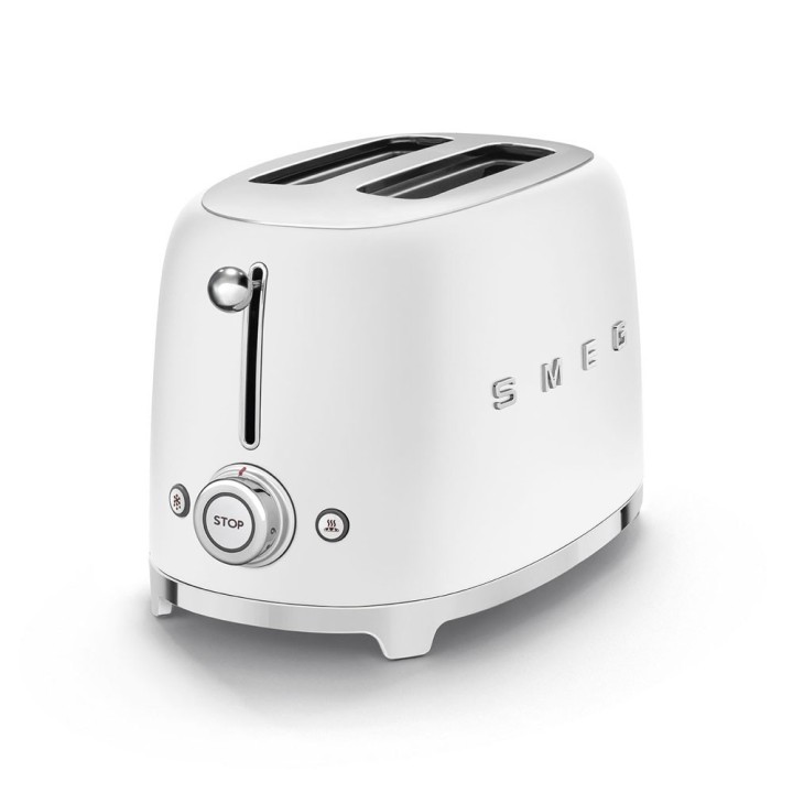 Smeg Tostapane 50's Style 2 fette bianco opaco