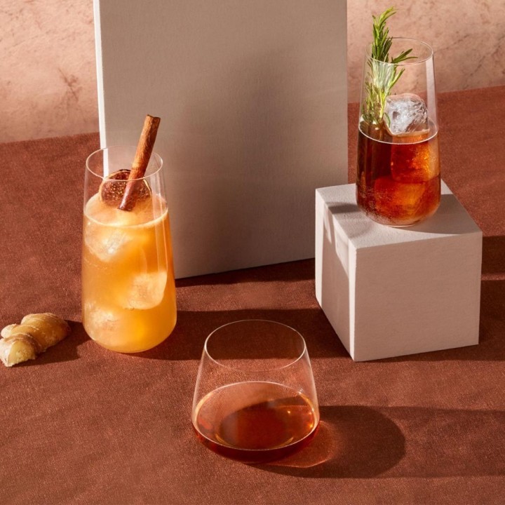 Nude Set di 4 bicchieri long drink Mirage da 330 cc