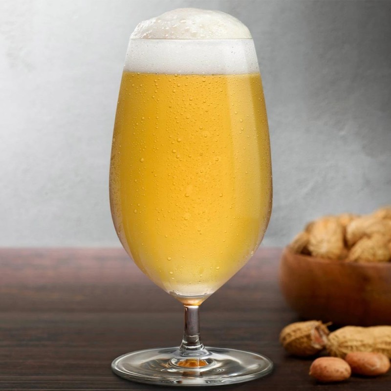 Set 2 Bicchieri da Birra Vintage in Cristallo –...