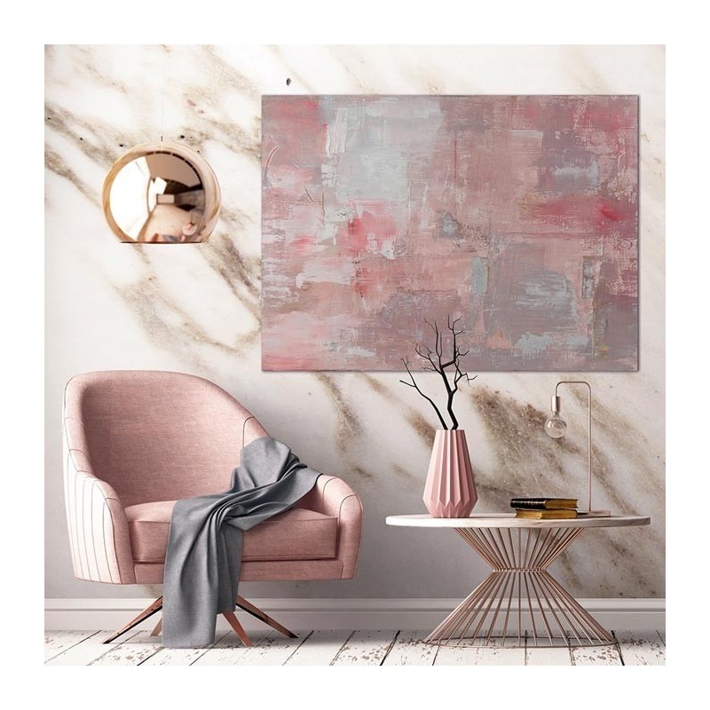 Quadro Astratto Sfumature di Rosa di Agave –...