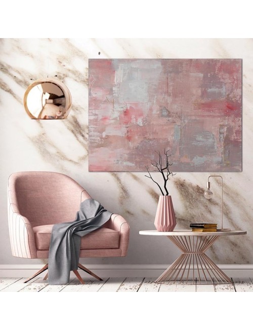 Quadro Astratto Sfumature di Rosa di Agave –...