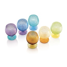 Ivv Set di 6 calici da acqua Multicolor bicolore da 300 ml