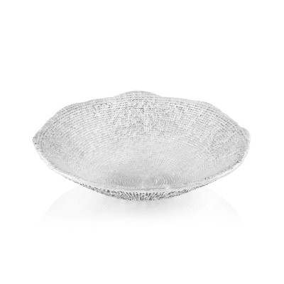 Insalatiera Diamanté Ø33 cm – Vetro Pressato Trasparente