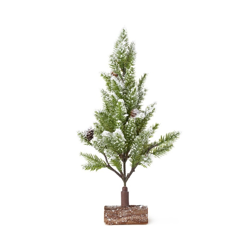 ALBERINO SINTETICO VERDE NEVICATO 35CM