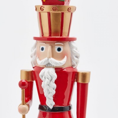 Statuetta Decorativa Soldatino Schiaccianoci con Cappello... 2