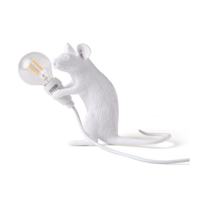 LAMPADA IN RESINA "MOUSE LAMP-MAC" Cm.5x15 h.12,5