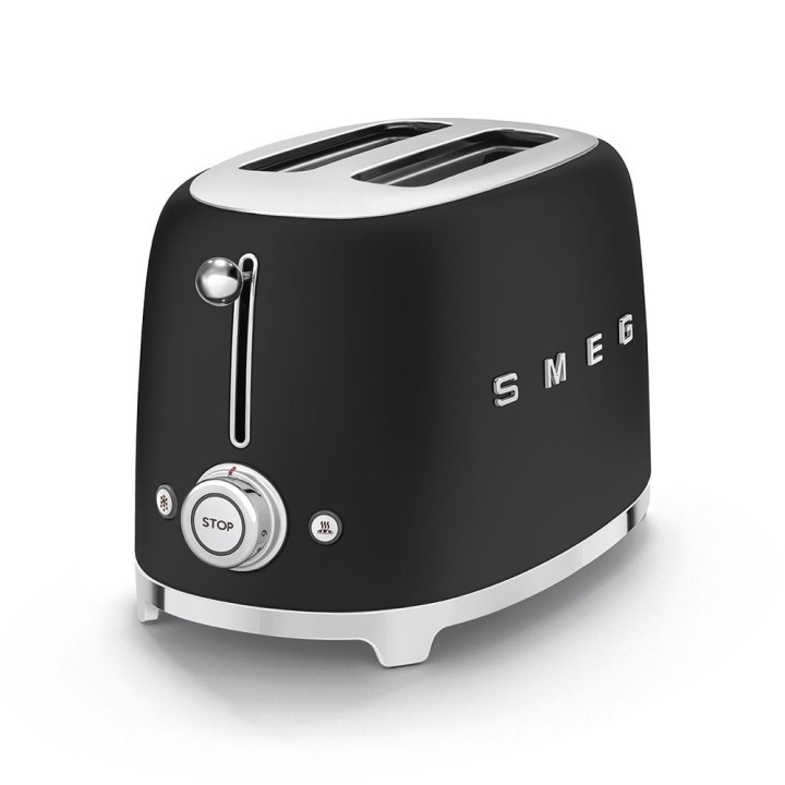 Smeg Tostapane 50's Style 2 fette nero opaco
