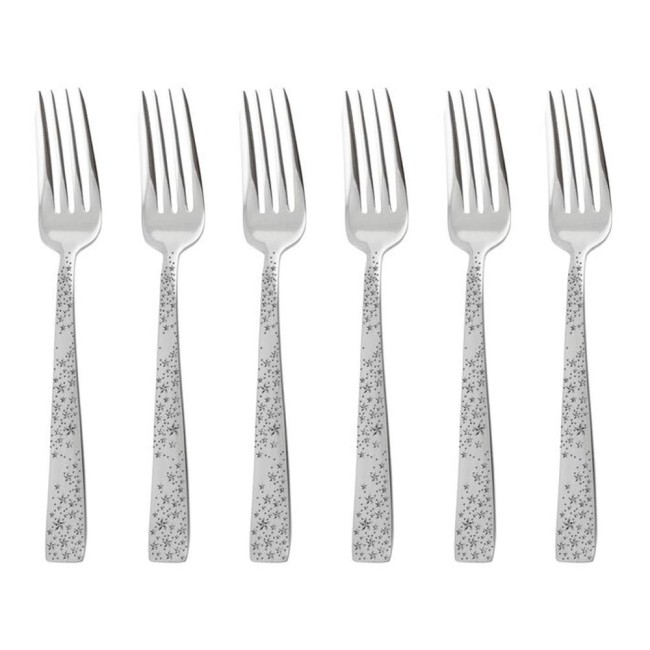 CONFEZIONE REGALO 6 FORCHETTE DOLCE COMETA INOX