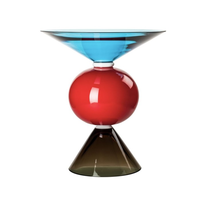 Venini Vaso Oman di Ettore Sottsass alto 40 cm