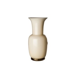 Venini Vaso Opalino con interno lattimo alto 36 cm