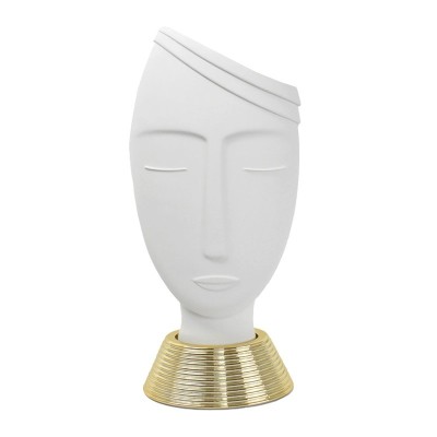 Vaso Testa Uomo H.45 – Bianco – Bongelli Preziosi