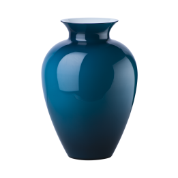 Venini Vaso Labuan orizzonte con interno lattimo alto 29 cm