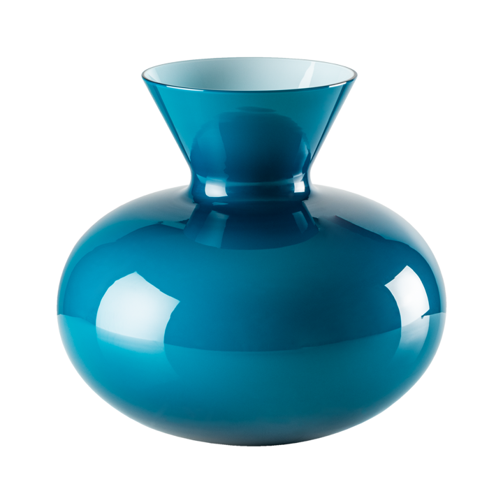 Venini Vaso Idria orizzonte e lattimo alto 27 cm