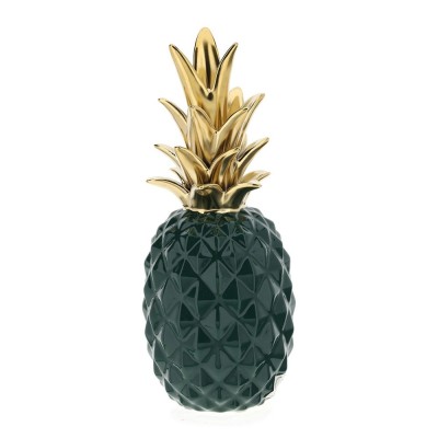 Hervit Contenitore Ananas Gres Verde 19x46 cm