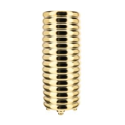 Hervit Vaso cilindro oro 19X47CM