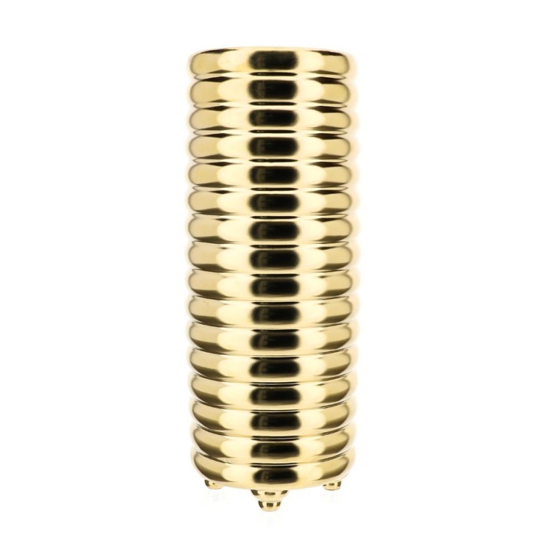 Hervit Vaso cilindro oro 19X47CM Hervit Vaso cilindro oro 19X47CM