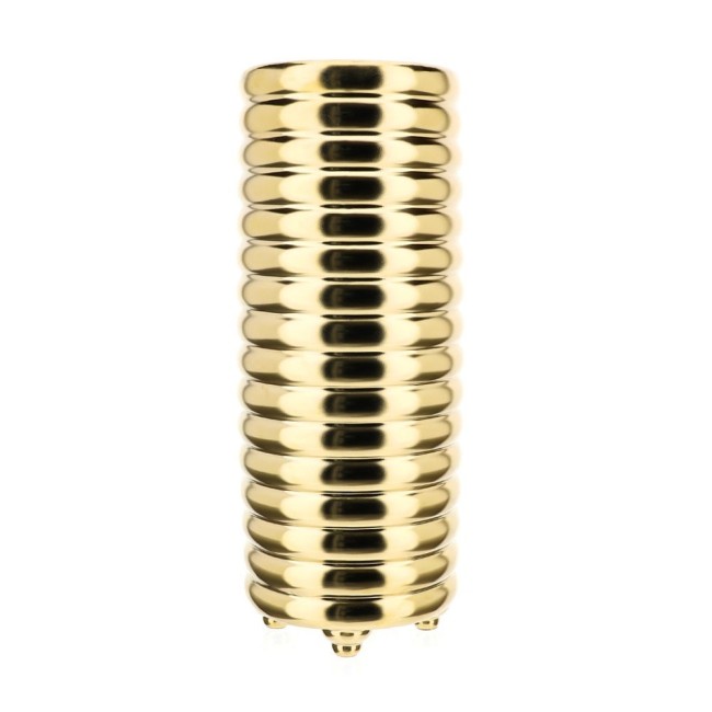 Hervit Vaso cilindro oro 19X47CM Hervit Vaso cilindro oro 19X47CM