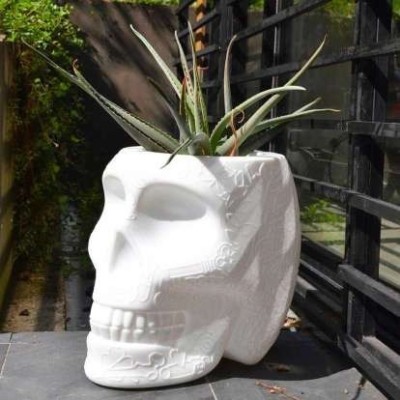 Mexico Planter and Champagne Cooler Lamp with Rech