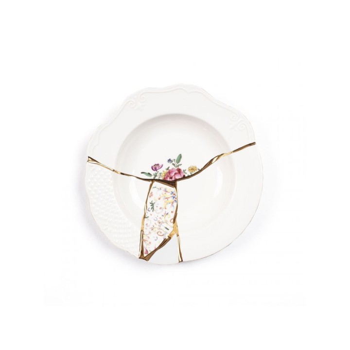 Seletti Piatto fondo Kintsugi 03 Ø 22 cm