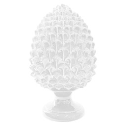 Verus Ceramiche Pigna bianco lucido alta 40 cm