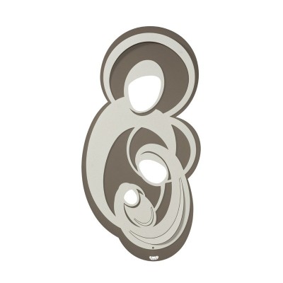 Icona Sacra Famiglia Grande – Pannello Decorativo in Ferro