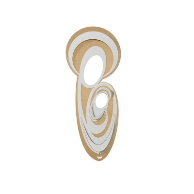 Icona Maternità Oro Laccato-Bianco Marmo Arti e Mestieri