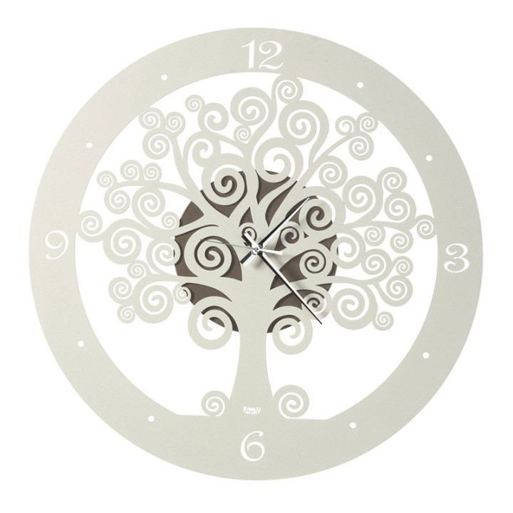 Arti e Mestieri Orologio Albero della Vita bronzo e avorio